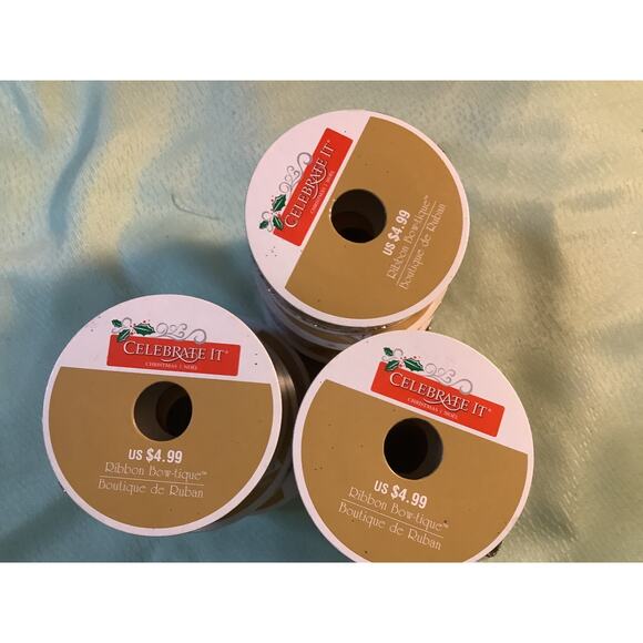 Ribbon NIP 12 Full Rolls Leopard Print - Picture 3 of 3